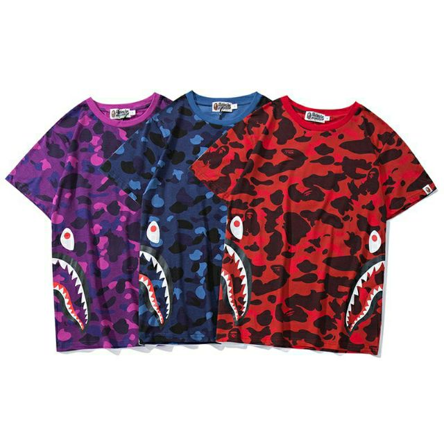 Áo phông Bape Cá Mập,bape shark