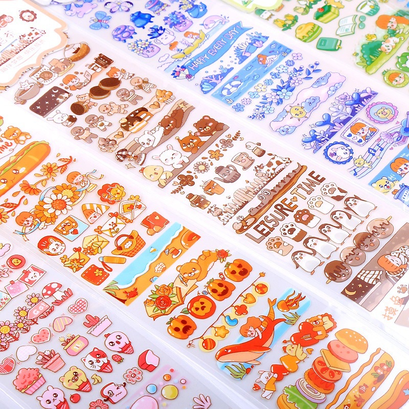 Sticker dán dễ thương trang trí đủ màu sắc kiểu dáng 394