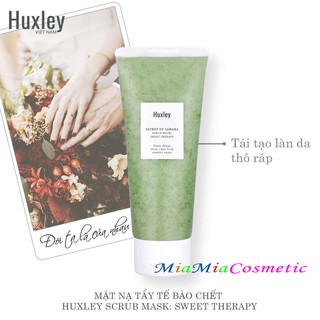 Tẩy Da Chết Huxley Tẩy Tế Bào Chết Xương Rồng Huxley Scrub Mask Sweet Therapy Mini 30g [NHẬP KHẨU CHÍNH HÃNG]