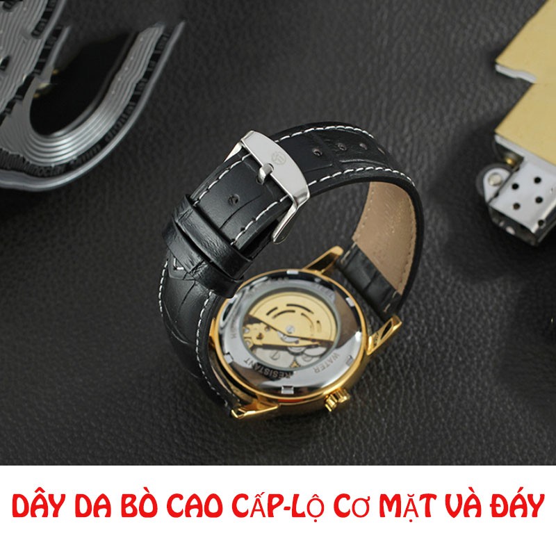 Đồng hồ nam, chính hãng Forsining, cơ tự động, lộ máy đẹp đến từng chi tiết, nam tính mạnh mẽ - BẢO HÀNH 12 THÁNG | BigBuy360 - bigbuy360.vn