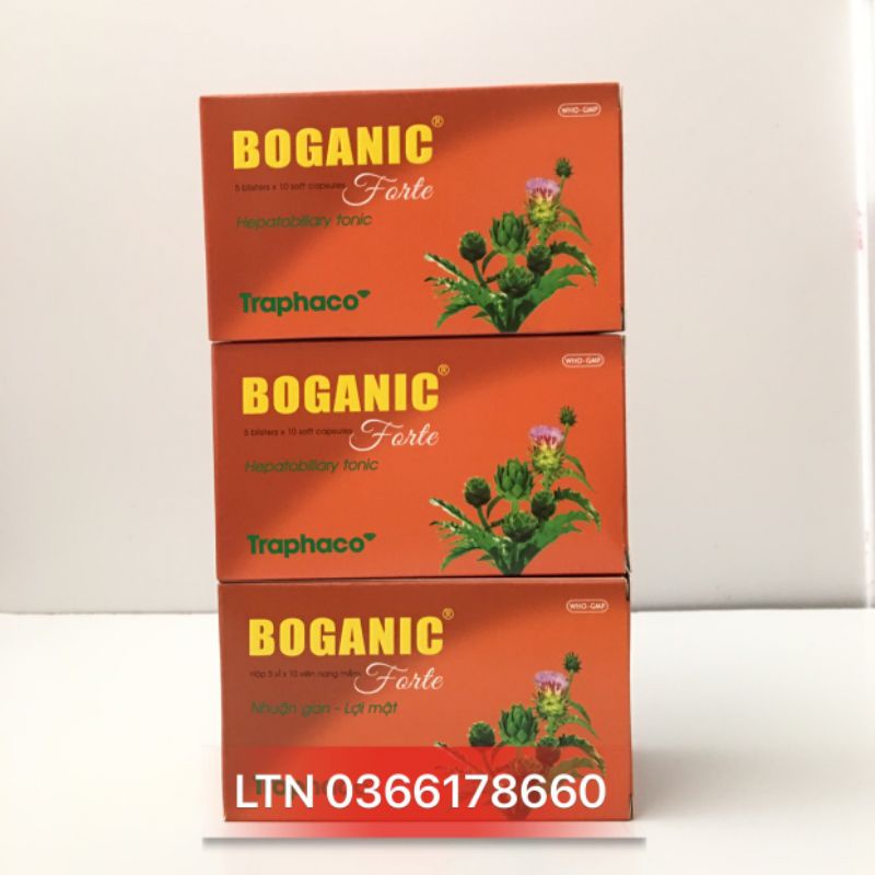 [Chính Hãng ] Bổ gan Boganic của Traphaco viên nang mềm