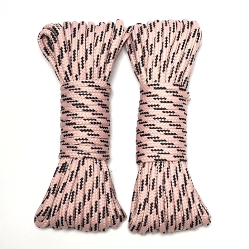 5-&gt;20 mét - dây dù 5mm ko lõi hoạ tiết ấn tượng dùng làm macrame, căng lều, dây phơi