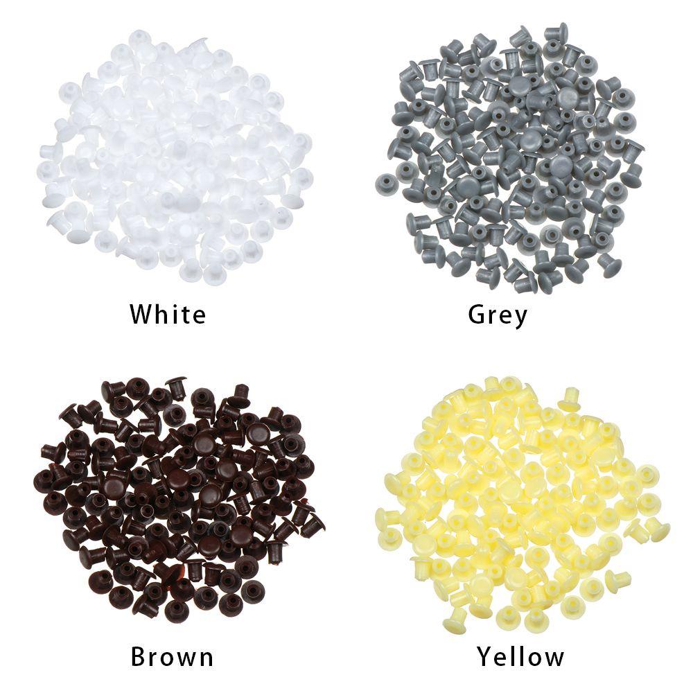 Set 100 Nút Bịt Lỗ Khoan Chống Bụi Tiện Dụng Cho Đồ Nội Thất