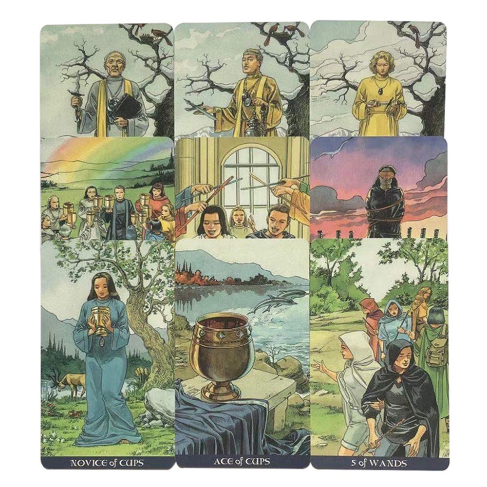 Bài Tarot Pagan Tarot Tặng Đá Thanh Tẩy C223