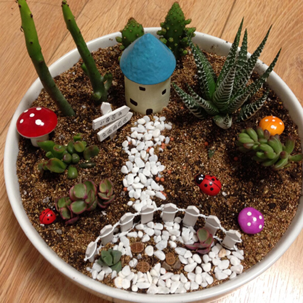 Đồ trang trí vườn cây hình biển chỉ đường