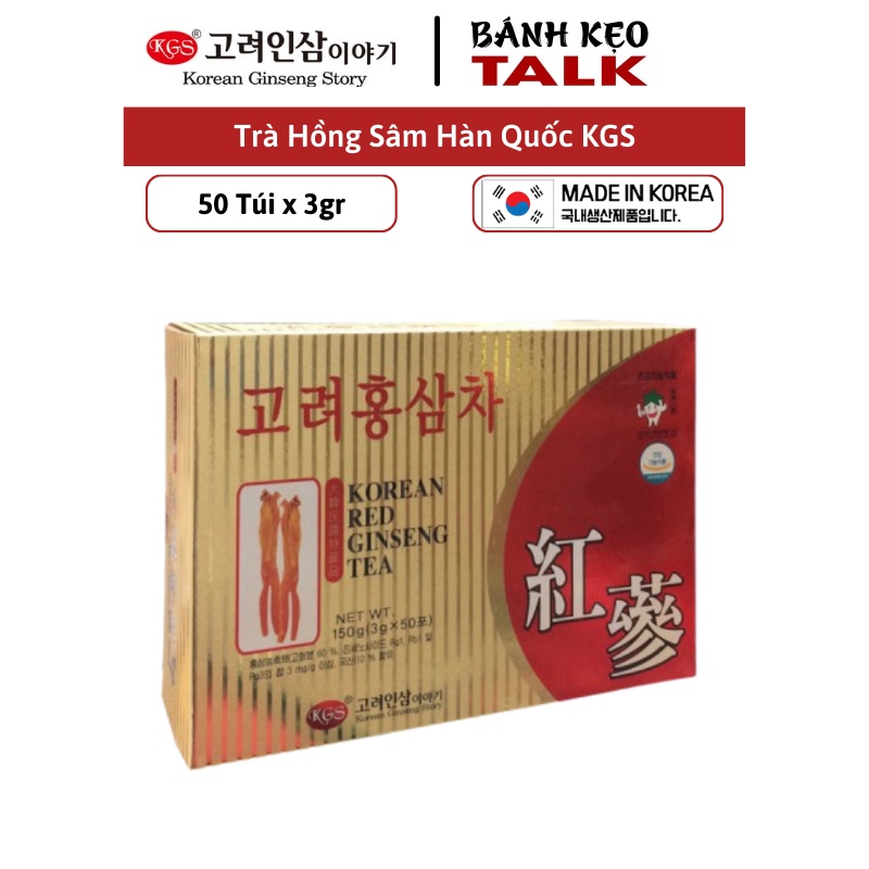 Trà Hồng Sâm Hàn Quốc KGS 150G (3g x 50 gói).