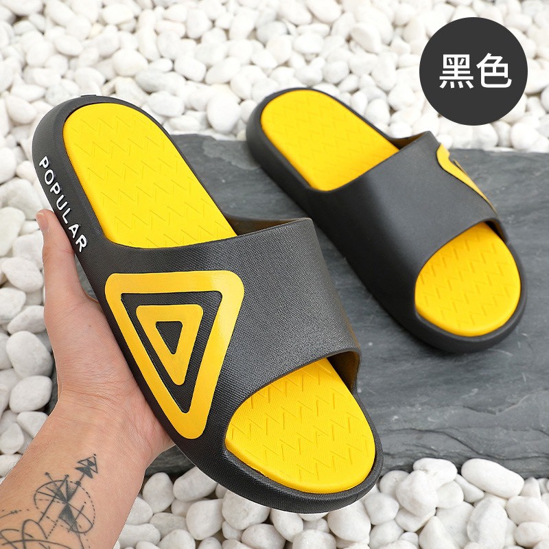 (CÓ 4 MÀU) Dép đế đúc thời trang nam Pulorrr sườn hình tam giác có 4 màu