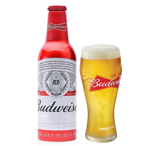 Bia Budweiser 5% – Chai nhôm 355ml