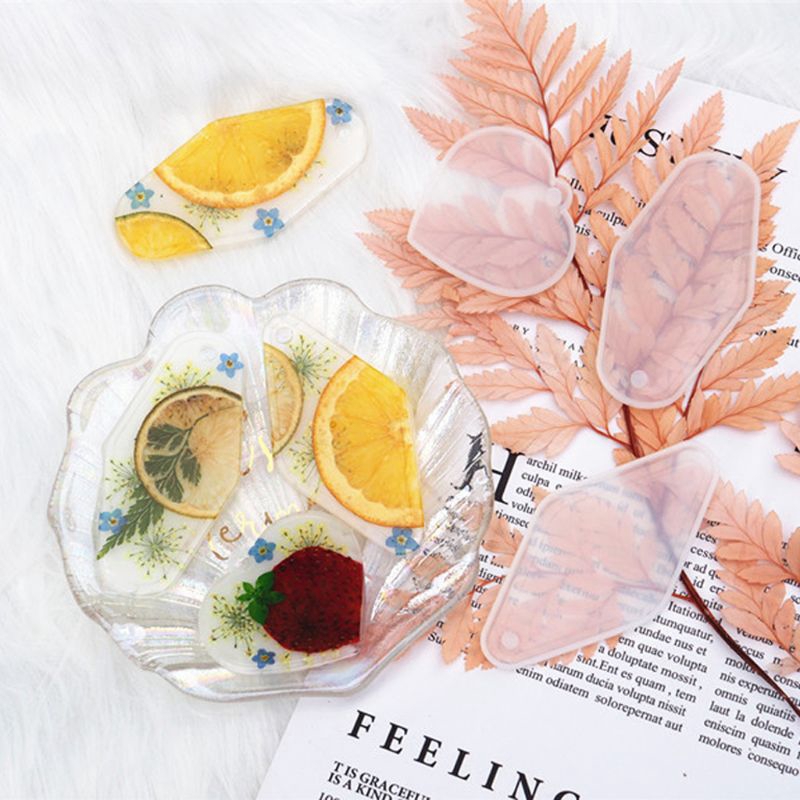 Set 3 Khuôn Silicon Làm Mặt Dây Chuyền Hình Trái Tim