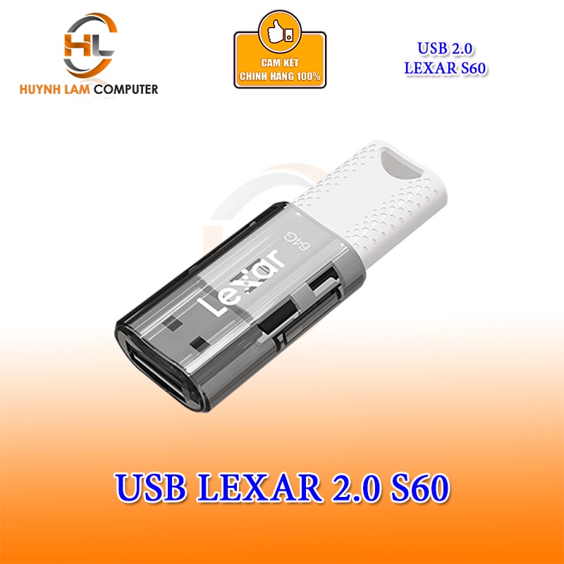 USB Lexar 64GB S60 2.0 Digiworld phân phối