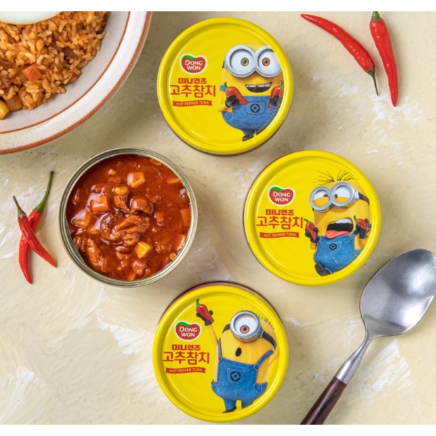 Cá ngừ Dongwon/Pororo Tuna Kids/Minions Spicy Tuna