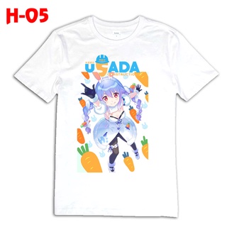 Áo thun anime Hololive Usada Pekora (áo giặt không bay màu)