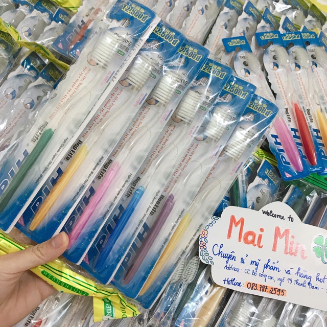 Combo 6 bàn chải đánh răng siêu mềm PIH