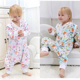 Túi ngủ cotton xịn cho bé hay đạp chăn, bộ ngủ liền thân,đồ dùng phòng ngủ cho bé