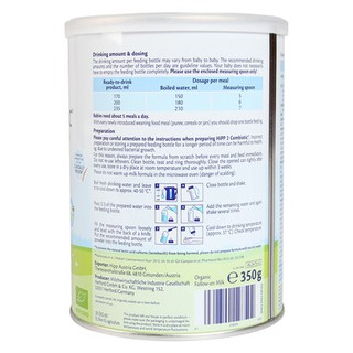 Sữa HiPP Combiotic Organic 2 350g