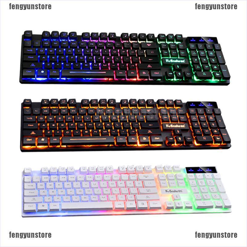 Bộ Bàn Phím Và Chuột Chơi Game Có Dây Km320 104 Phím Rgb