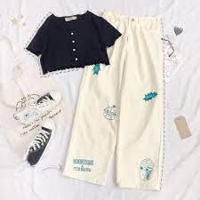 Quần Kaki Dài In Họa Tiết GOBI Ulzzang Zoozoo_Unisex (ẢNH THẬT)