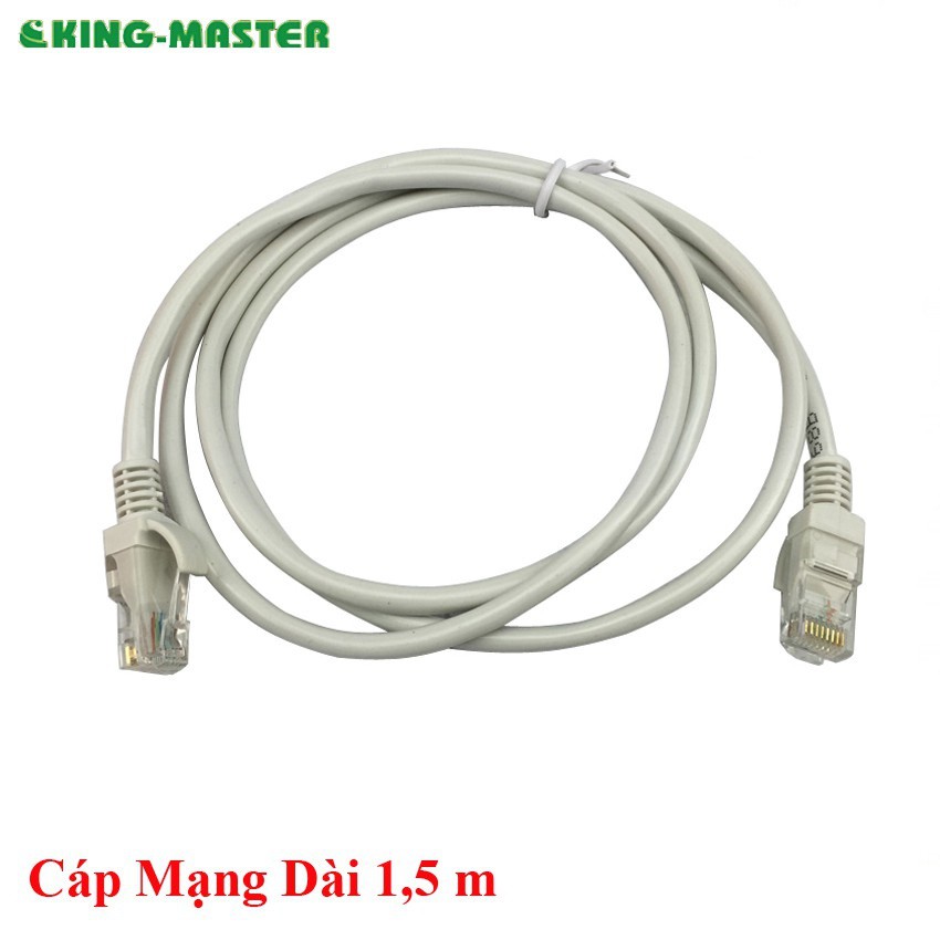 Dây cáp mạng cat5 1,5m King-Master TY015