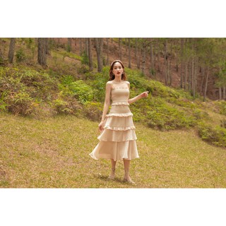 OLV - Đầm Latte Layering Maxi