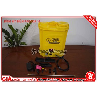 Bình xịt điện 16 lít pagoda 16d