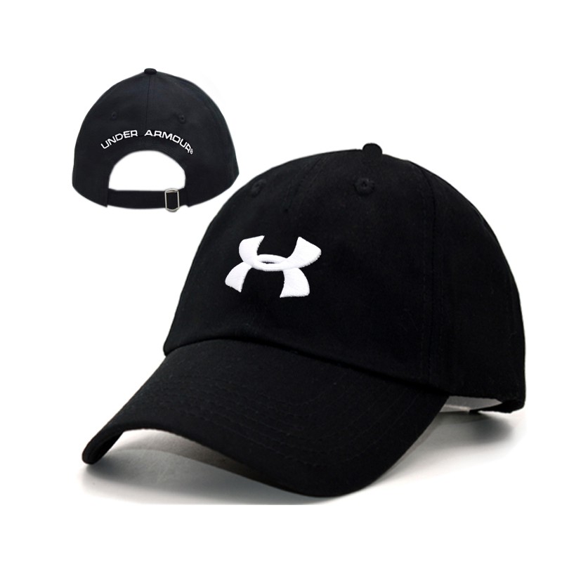 UNDER ARMOUR Mũ Lưỡi Trai Thêu Logo Under Armor Phong Cách Hàn Quốc