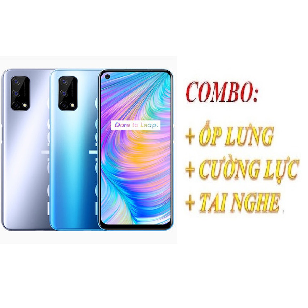 Combo điện thoại Realme Q2 4/128Gb + Ốp lưng + Cường lực + Tai nghe 5G - Hàng nhập khẩu | BigBuy360 - bigbuy360.vn