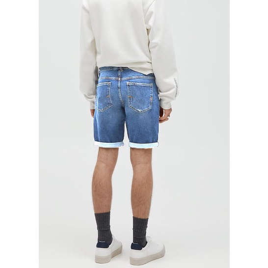 Quần Short Jean nam rách, Đùi Rin Nam Co Giãn hàng chính hãng xuất khẩu Musland