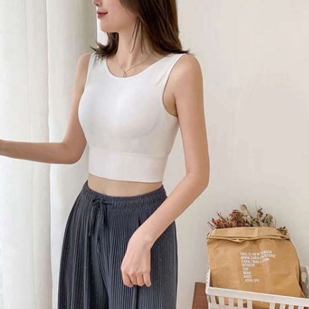 Áo ngực bra nữ dáng croptop thể thao nâng ngực - Áo lót bralette tập gym coton mềm không gọng mút mỏng YLY20 | BigBuy360 - bigbuy360.vn