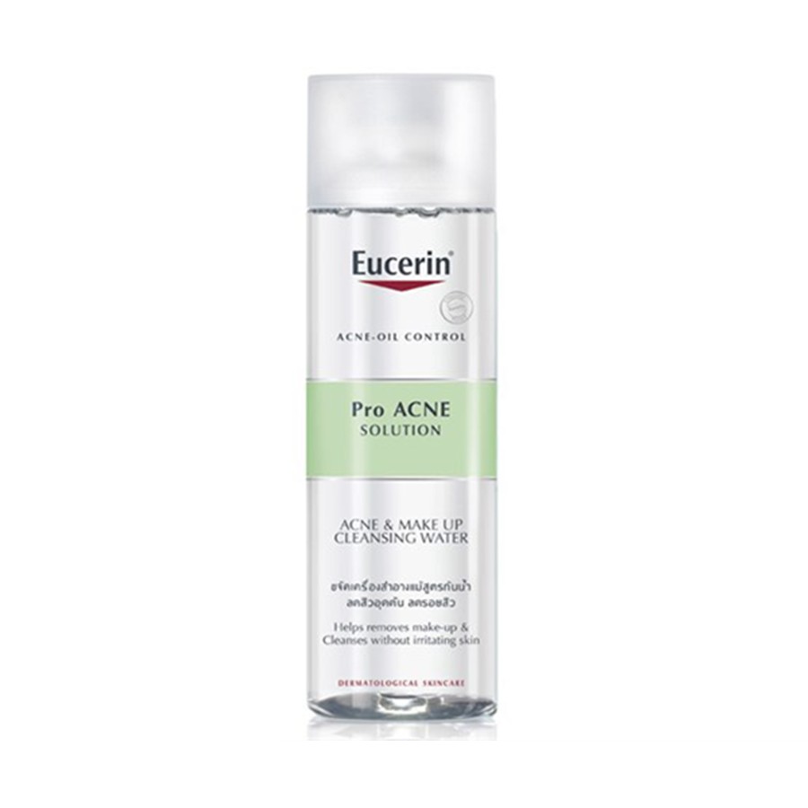 Nước tẩy trang cho da nhờn mụn Eucerin ProAcne Make Up Cleansing Water 200ml