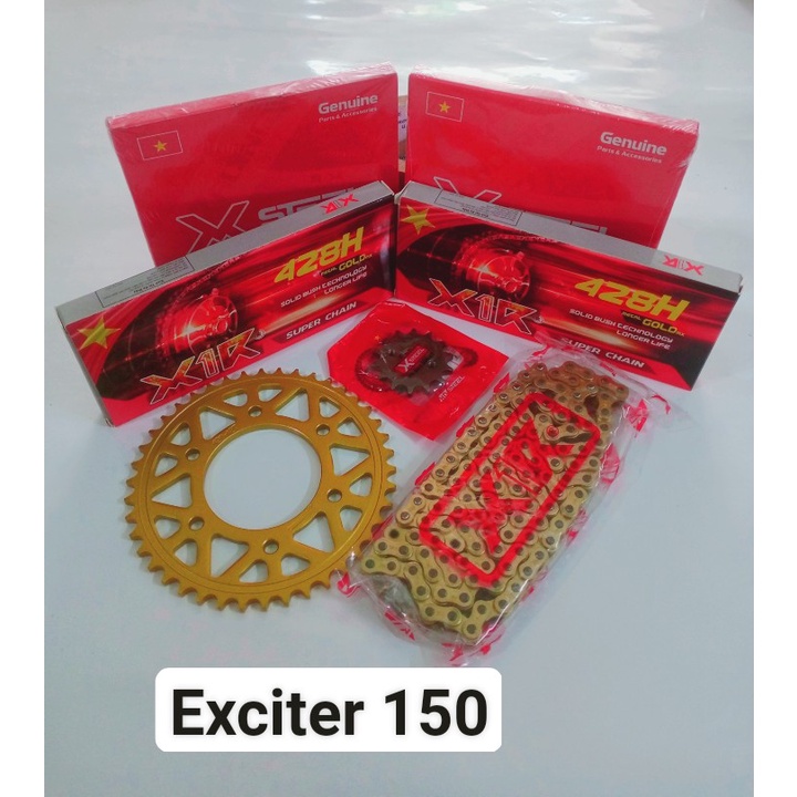 Nhông sên dĩa x1r chính hãng lắp xe ex135/150.winer v1 . winer x.sirius. wave ....