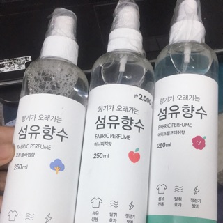 Xịt thơm quần áo Hàn Quốc