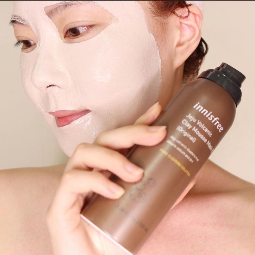 Mặt Nạ Tro Núi Lửa Innisfree Jeju Volcanic Clay Mousse Mask EX Original 100ml