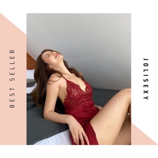 Váy ngủ lụa jolisexy j838 cao cấp - có ảnh thật