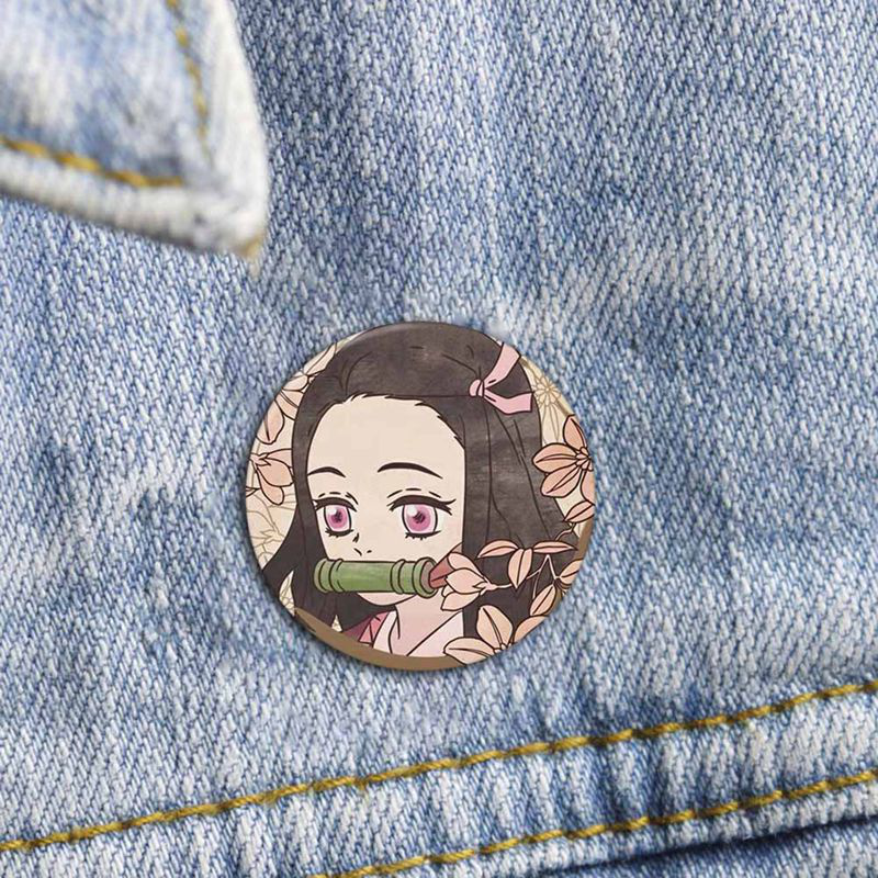 Huy Hiệu Cài Áo Hình Cánh Bướm Ninja