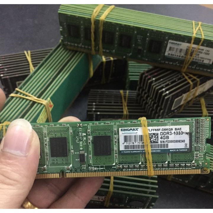 RAM Kingmax 2GB DDR3 Bus 1333Mhz cho máy tính bàn