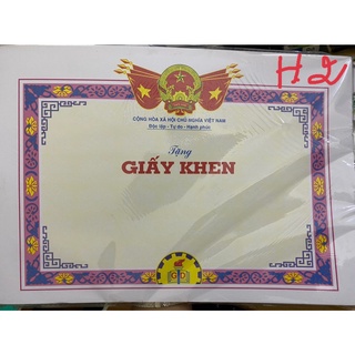 Giấy khen A4