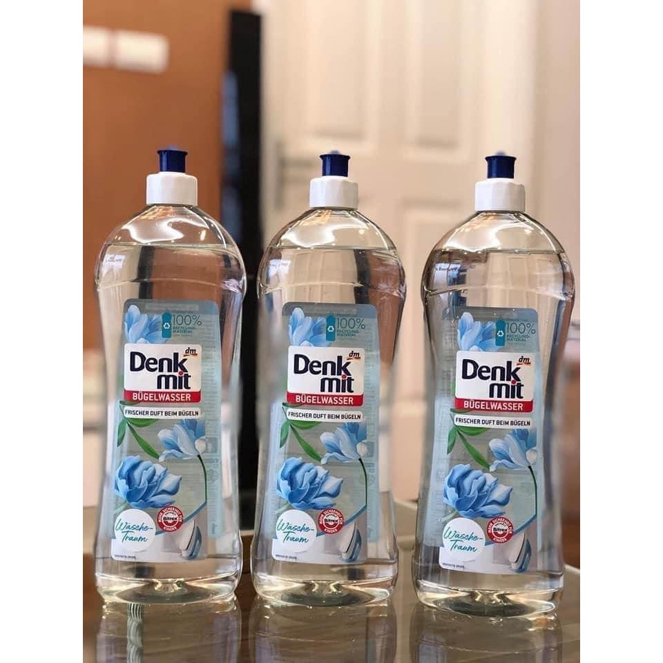 Nước thơm Denkmit dùng cho Bàn Là Bàn Ủi hơi nước 1000ml {Germany Authentic}