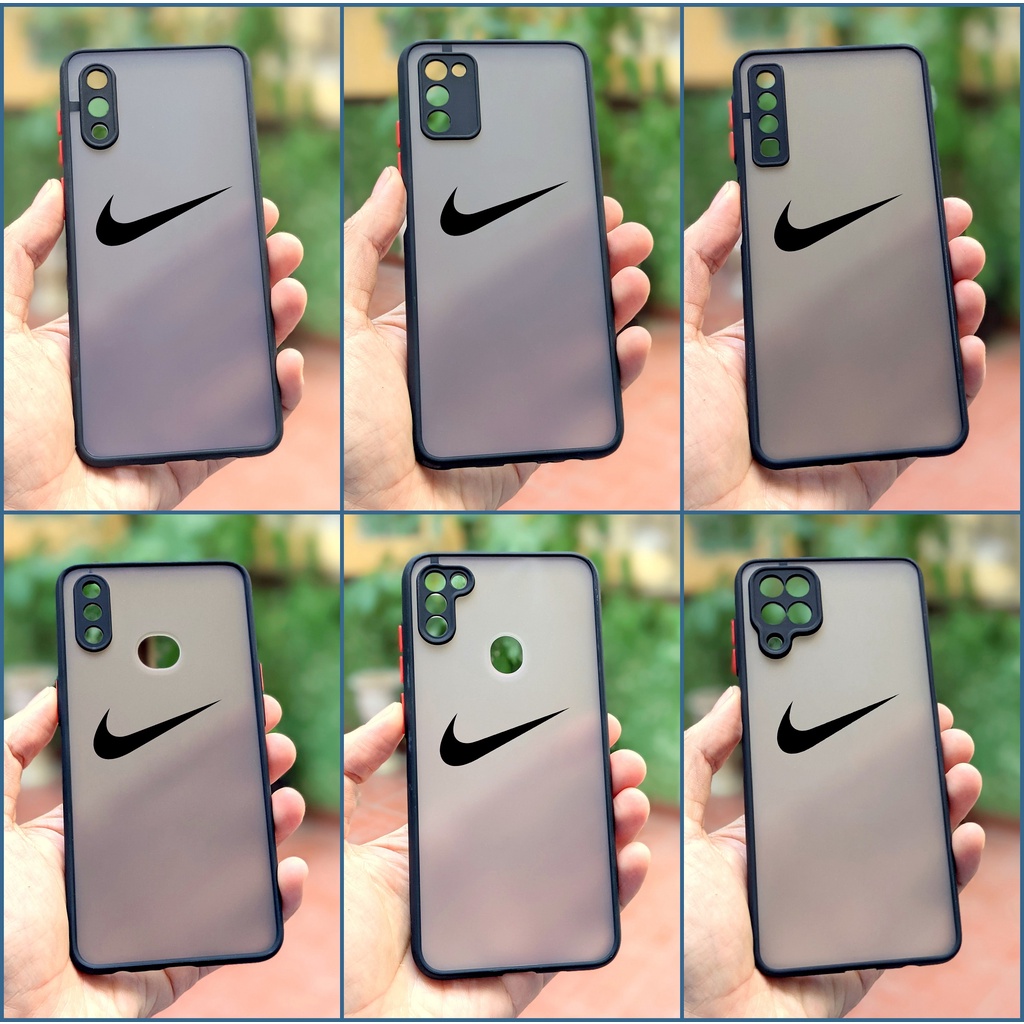Ốp Lưng Viền Dẻo Hình Nike, Bảo Vệ Camera SAMSUNG A01/A01 Core/A02/M02/A02s/M02s/A03s/A10/A10s/M01s/A11/M11/A12/M12