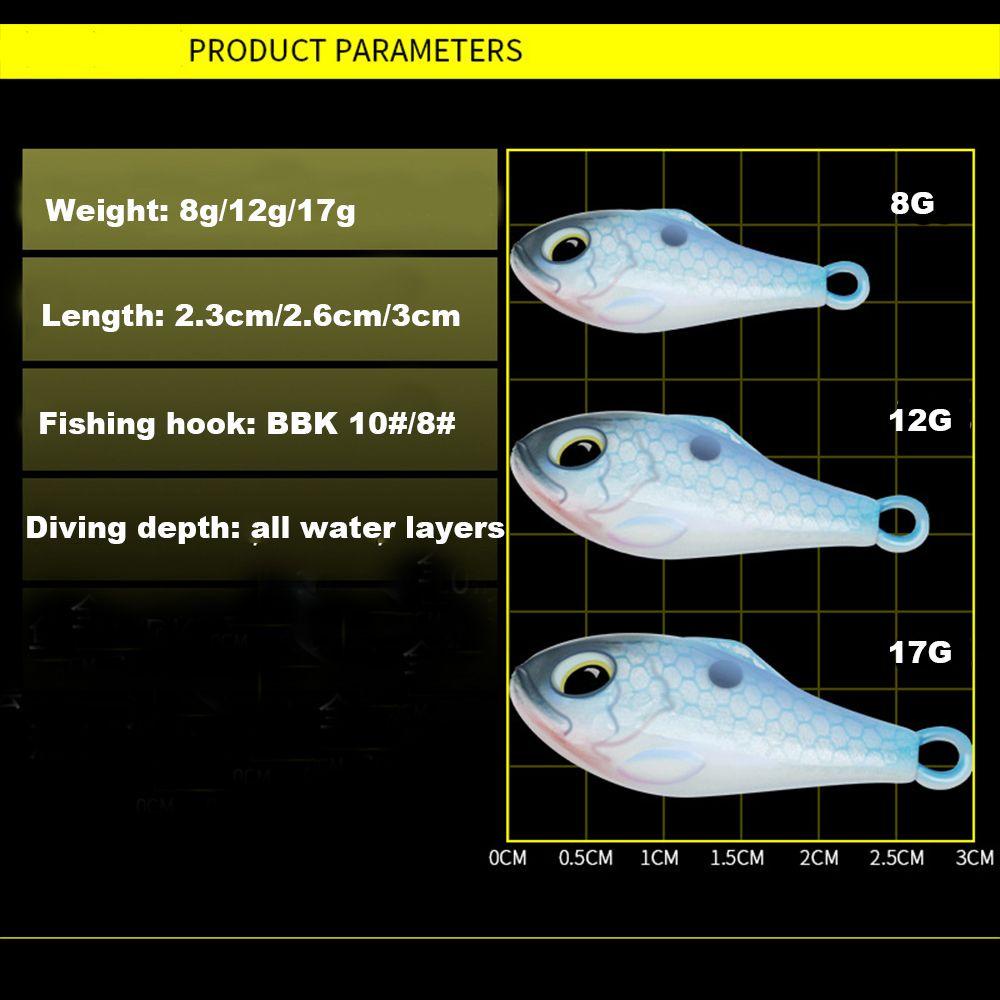 MUVAKO Mồi Câu Cá Giả Bằng Kim Loại