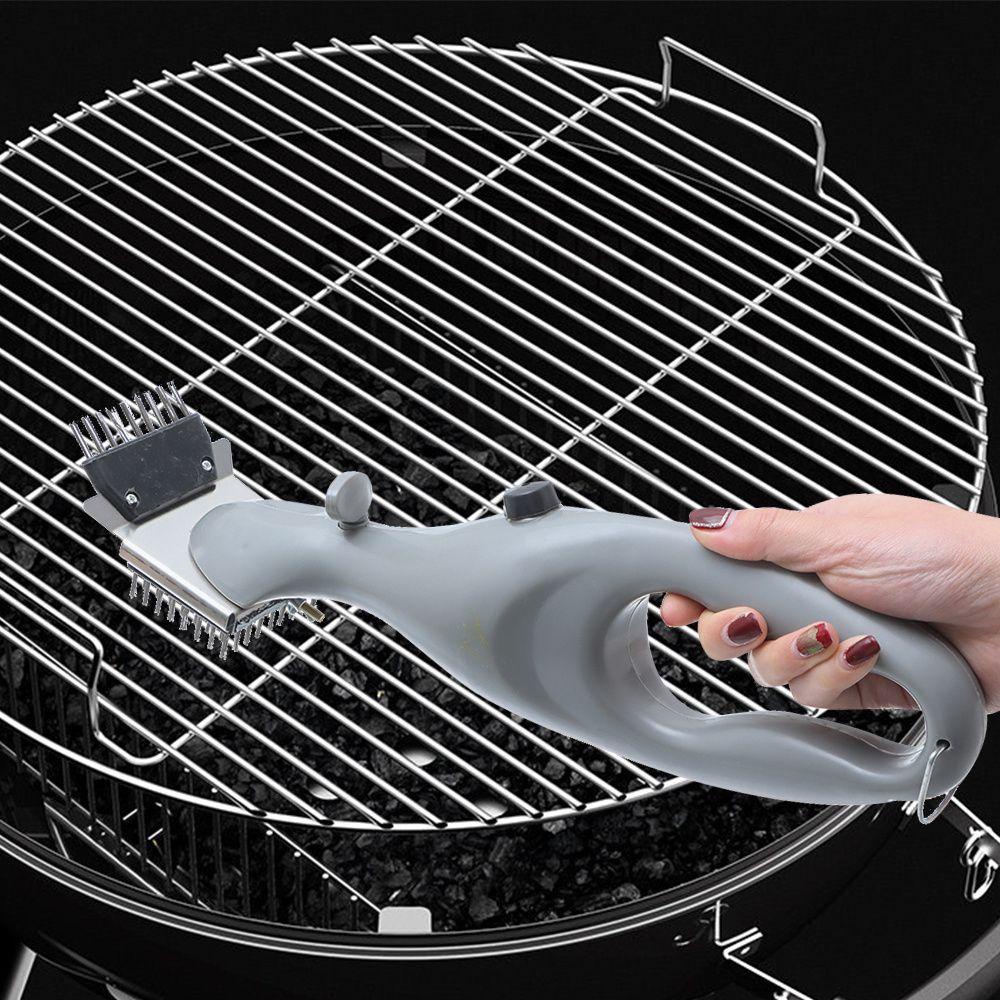 LEISURE Cọ Vệ Sinh Vỉ Nướng Bbq Bằng Than Tre Cách Nhiệt Siêu Bền Tiện Dụng
