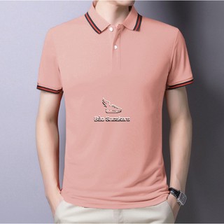 Áo polo nam nữ cộc tay form rộng thể thao, áo phông cặp có cổ tay lỡ đẹp
