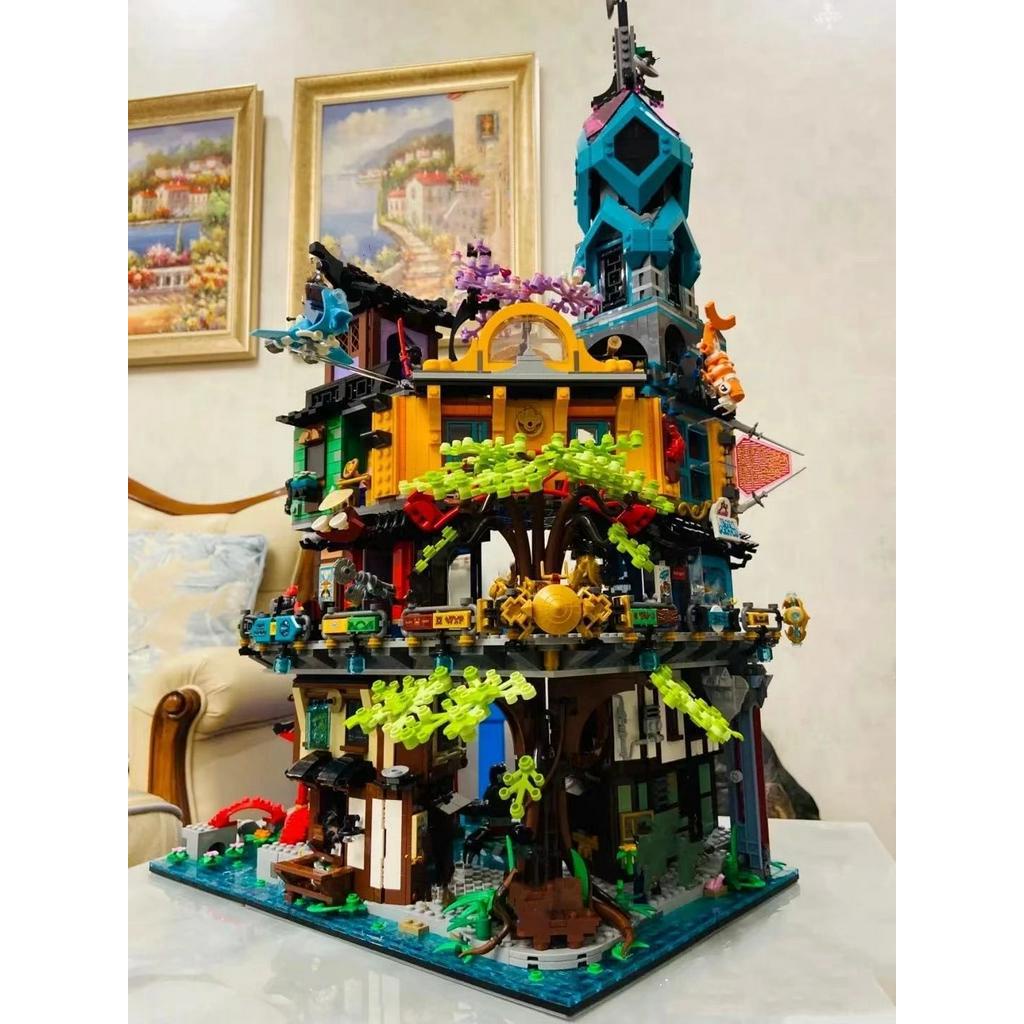 Đồ chơi giáo dục Lắp Ráp mô hình 19006 Ninja City Garden Series 5685pcs 71741