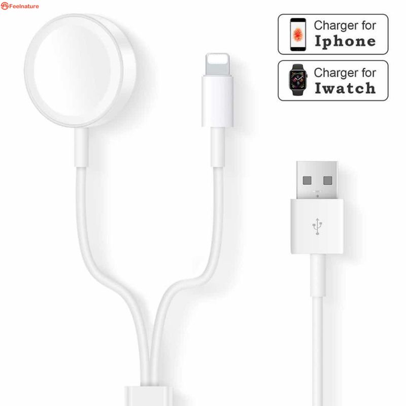 Di Động Nhanh 2 Trong 1 Đồng Hồ Thông Minh Dây Sạc Không Dây Cho Các Dòng Đồng Hồ Apple 1 2 3 4 Usb Cáp Sạc Từ Dành Cho Iphone 7 8 X Max VN
