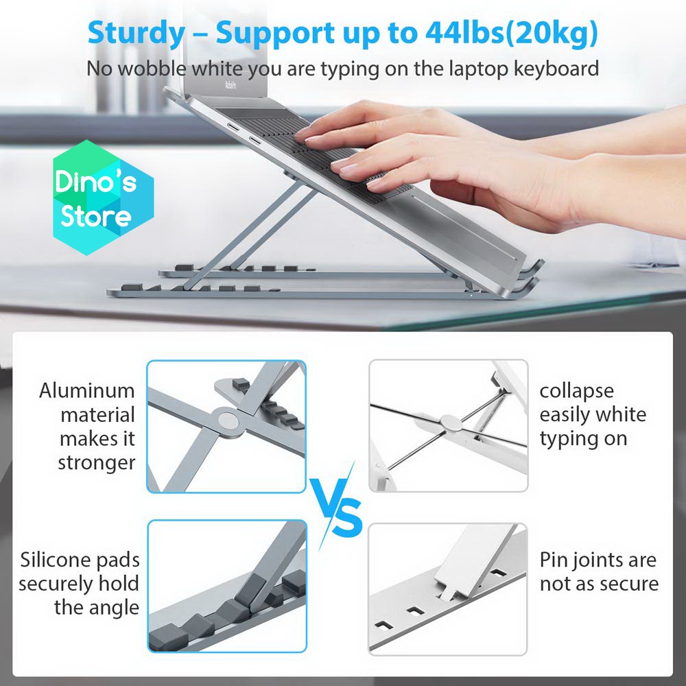 Laptop Stand - Giá đỡ LAPTOP - Giá kê laptop  MACBOOK máy tính bảng giá đỡ MÁY TÍNH hợp kim nhôm cao cấp