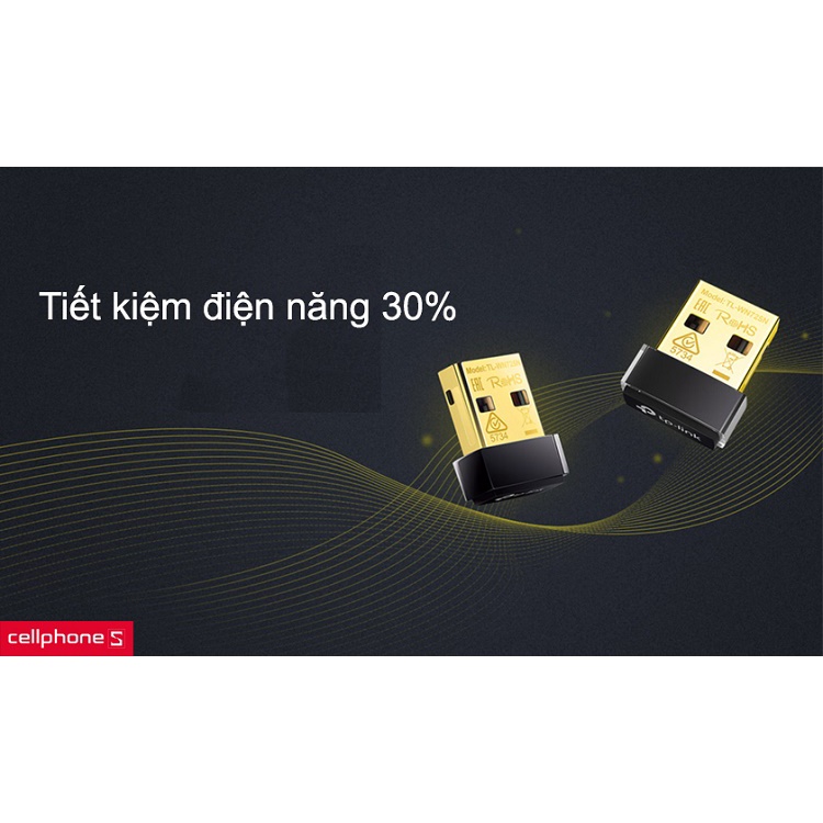 USB Thu Wifi Cho Máy Tính, PC, Laptop, Thiết Bị Thu Wifi TP-LINK  TL-WN 725N-150MBPS Bảo Hành Chính Hãng 24 Tháng