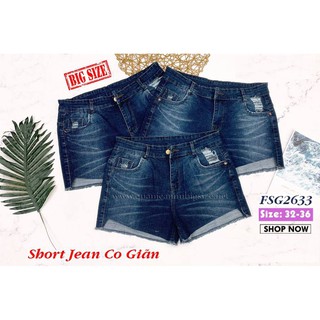 💯 Quần Short Jean Bigsize Co Giãn FSG2633 💯