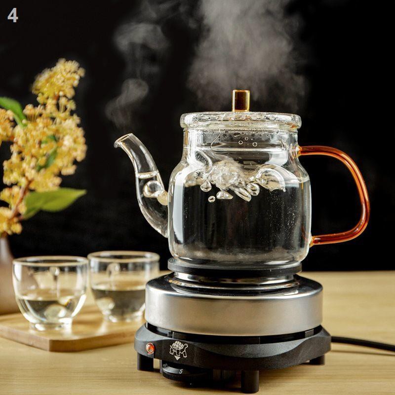 > Bếp điện mới nâng cấp 800W Máy pha cà phê trà Moka pot đun và giữ