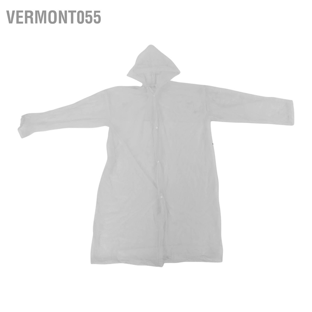 Có thể bán buôn Áo mưa di động chống thấm nước đa năng có mũ trùm và tay áo thể tái sử dụng cho người lớn Unisex Vermont055 Hàng giao ngay