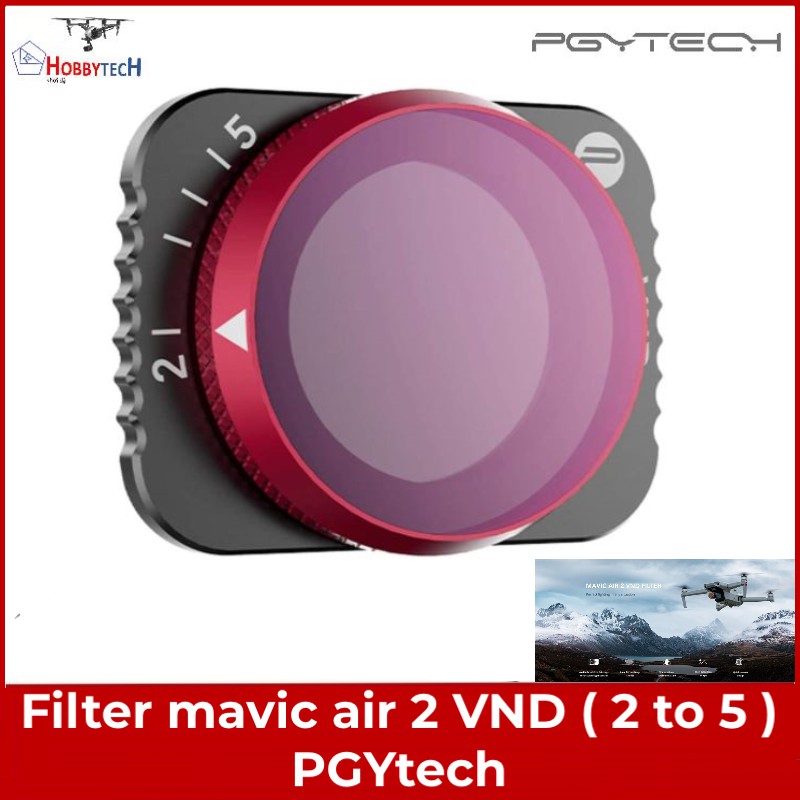 Kính lọc PGYtech Mavic Air 2 VND Filter (2 to 5 stop) – Professional