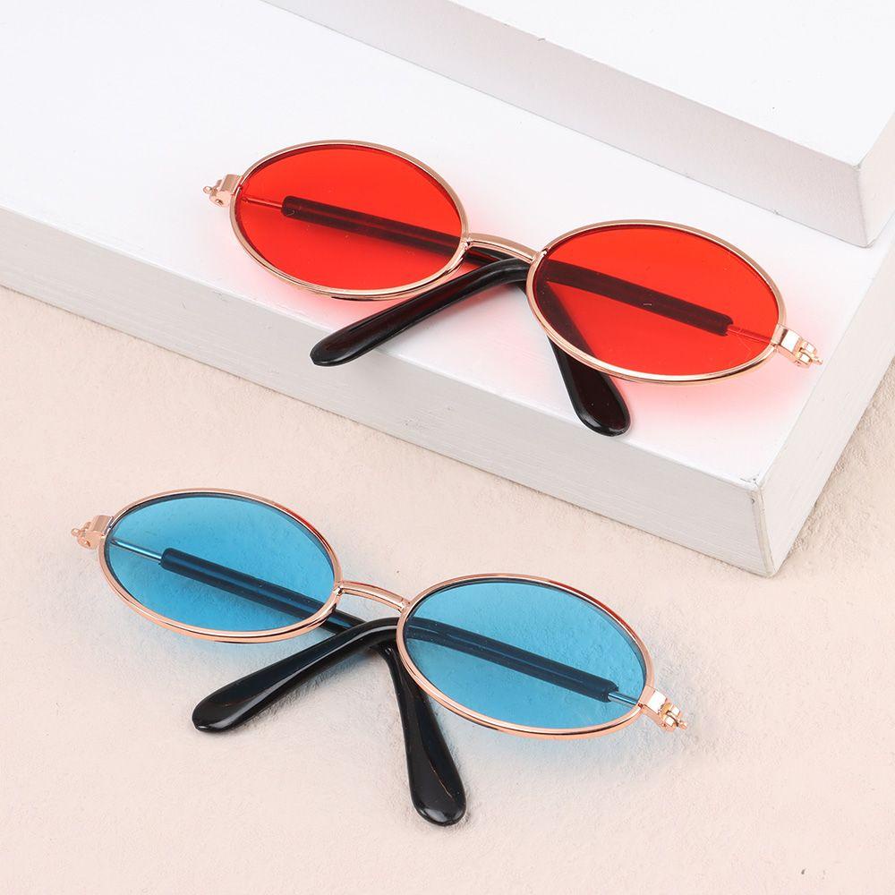 Mắt Kính Gọng Tròn Bằng Kim Loại Cho Búp Bê SUMU